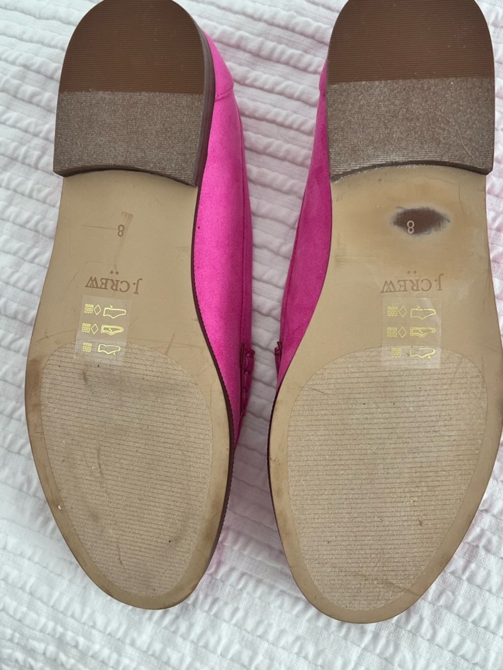 J. Crew Fuchsia Suede Penny Loafers - Picture 3 of 6